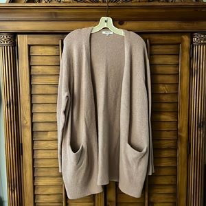 Madewell pink cardigan